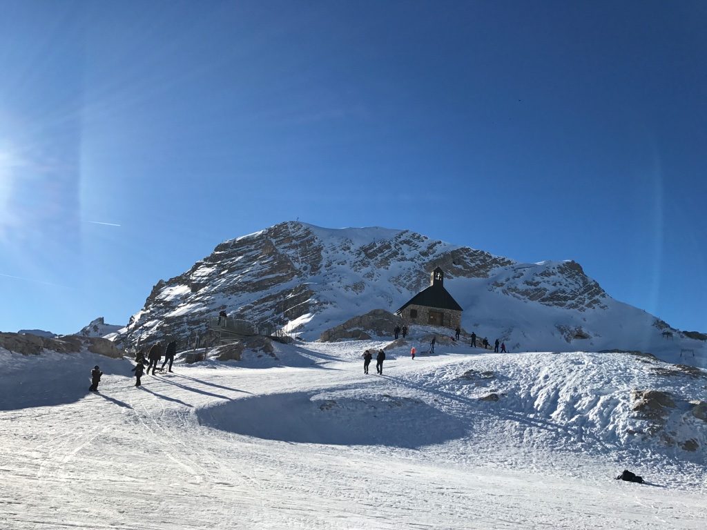 Zugspitze in den Alpen