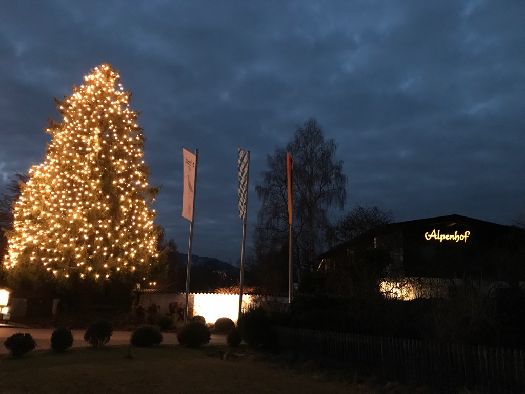Alpenhof Murnau Weihnachtsbaum